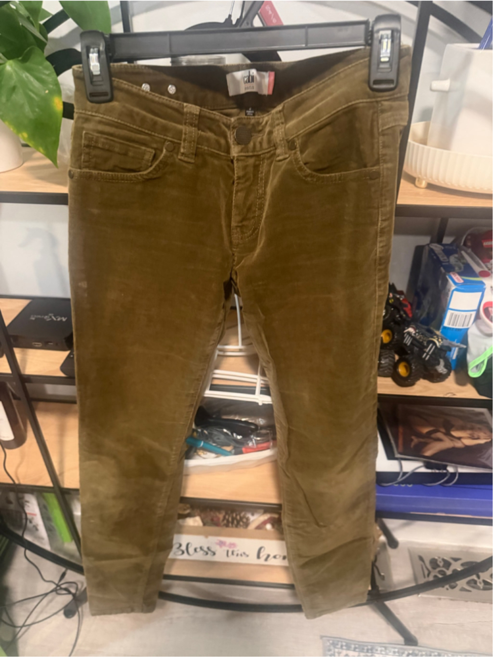 Women's Cabi Skinny Corduroy Pants Size 2 Brown